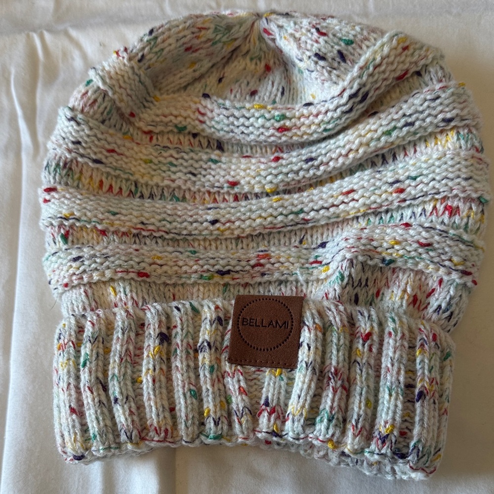 BELLAMI Speckled Knit Kids Beanie